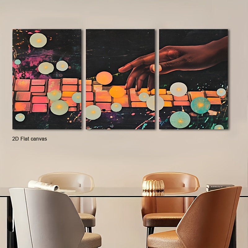 Canvas Wrap Ready - لوحة قماشية بدون إطار 3 قطع