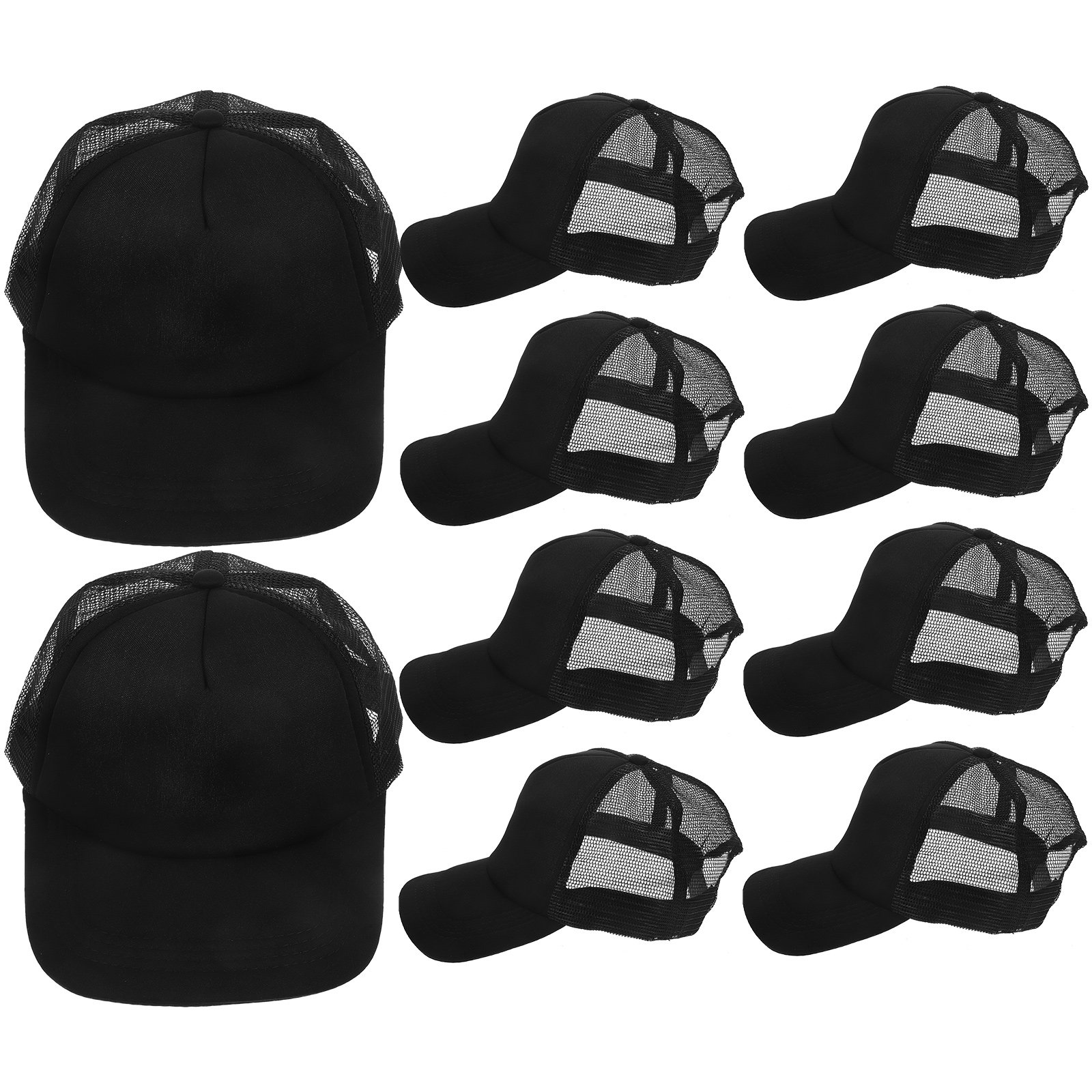 Hat Sublimation Blank - 10 قطع من قبعات البيسبول الشبكية