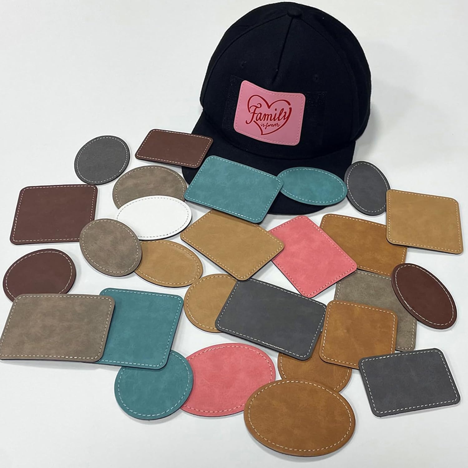 Hat Sublimation Blank - التسامي الفراغات الجلدية قبعة بقع الحديد