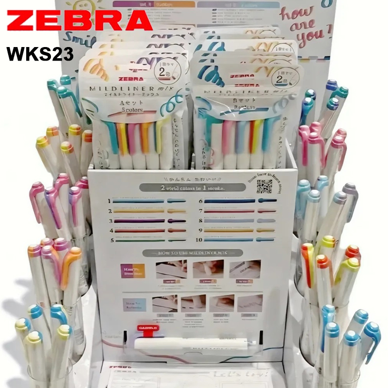 أقلام تحديد مزدوجة الألوان من  - مراجعة Zebra Pen Mildliner وسعره