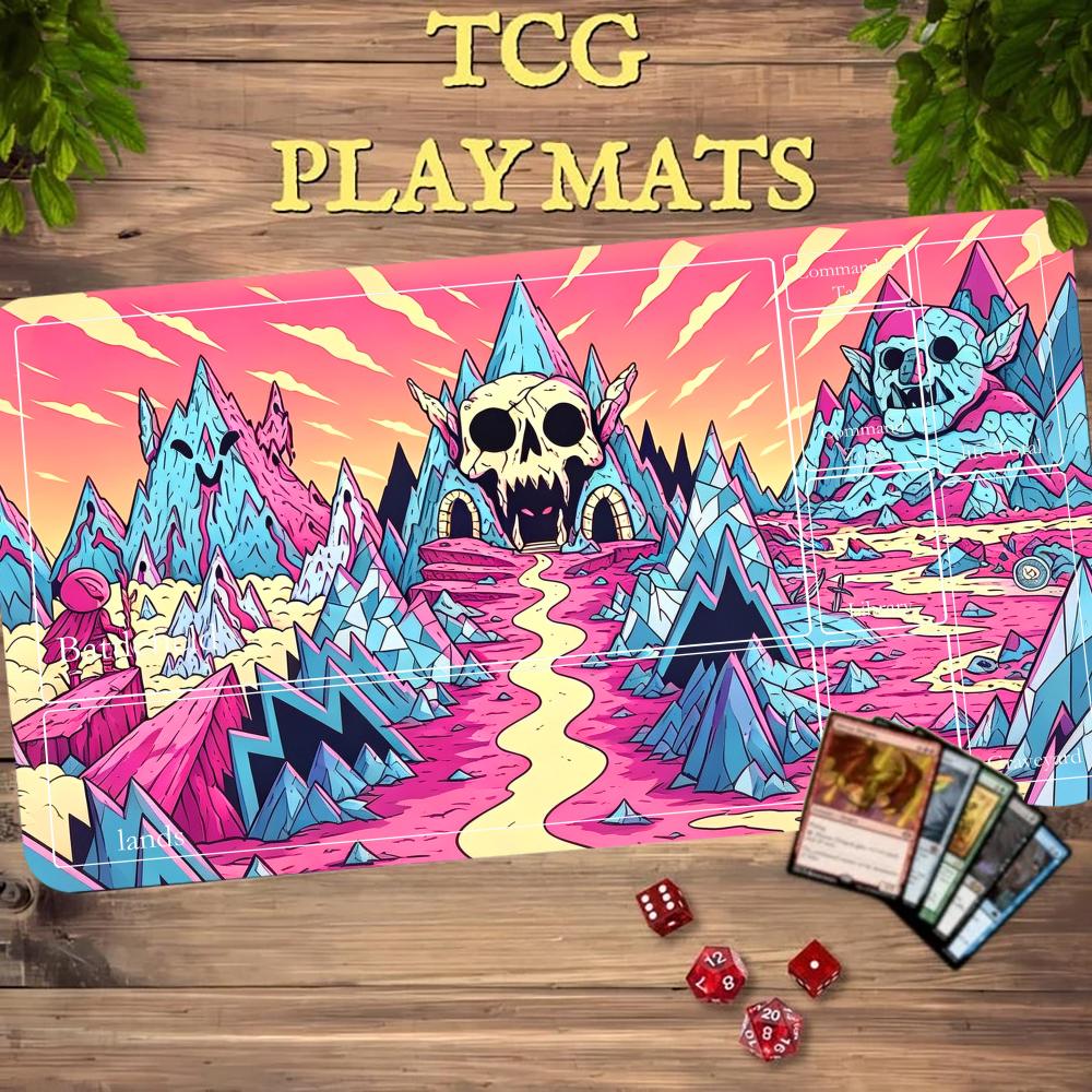 بساط لعب TCG بتصميم جبل جمجمة  - مراجعة Door Mat Blank وسعره