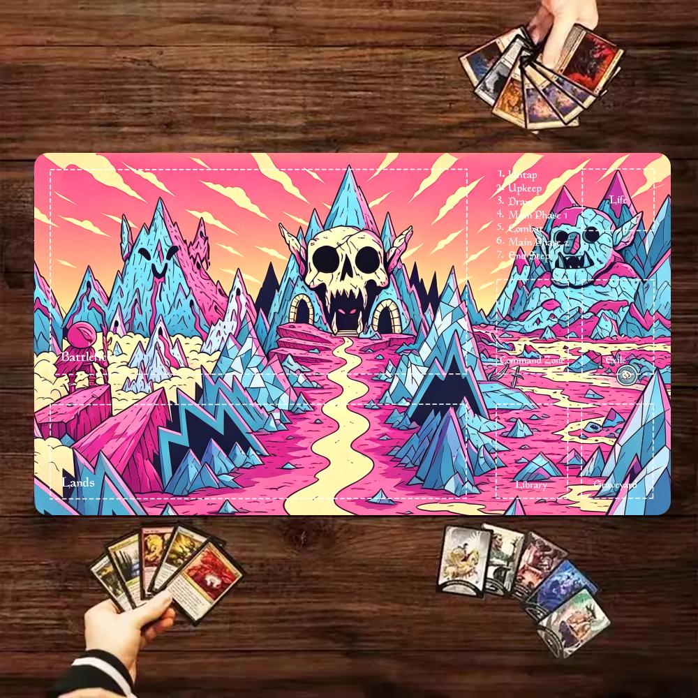بساط لعب TCG بتصميم جبل جمجمة  - مراجعة Door Mat Blank وسعره