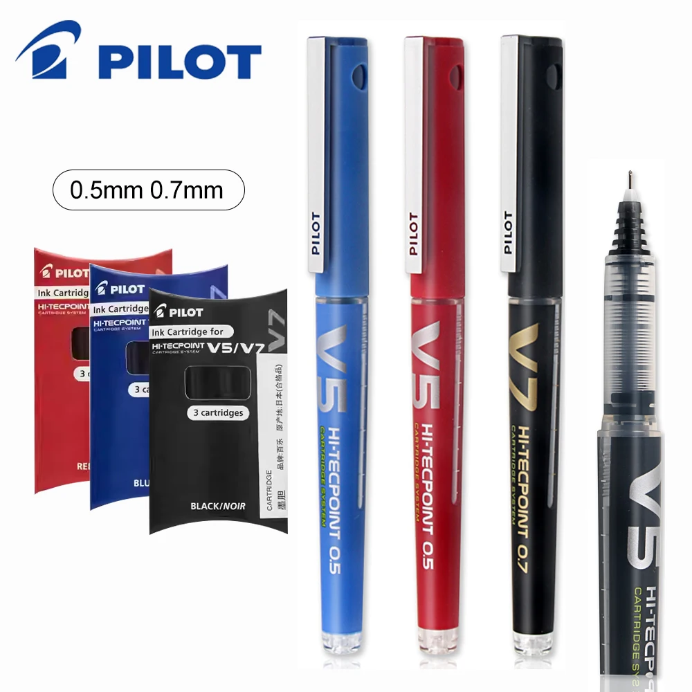 اليابان الطيار V5/V7 هلام القل - مراجعة Pilot Pen V5 وسعره